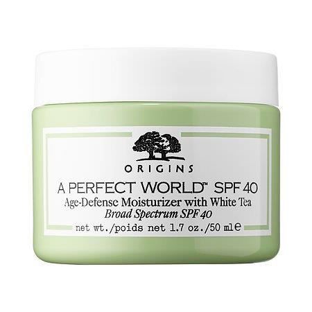Origins A Perfect World SPF 40 AGE-DEFENSE MOISTURIZER WITH WHITE TEA.1.7OZ