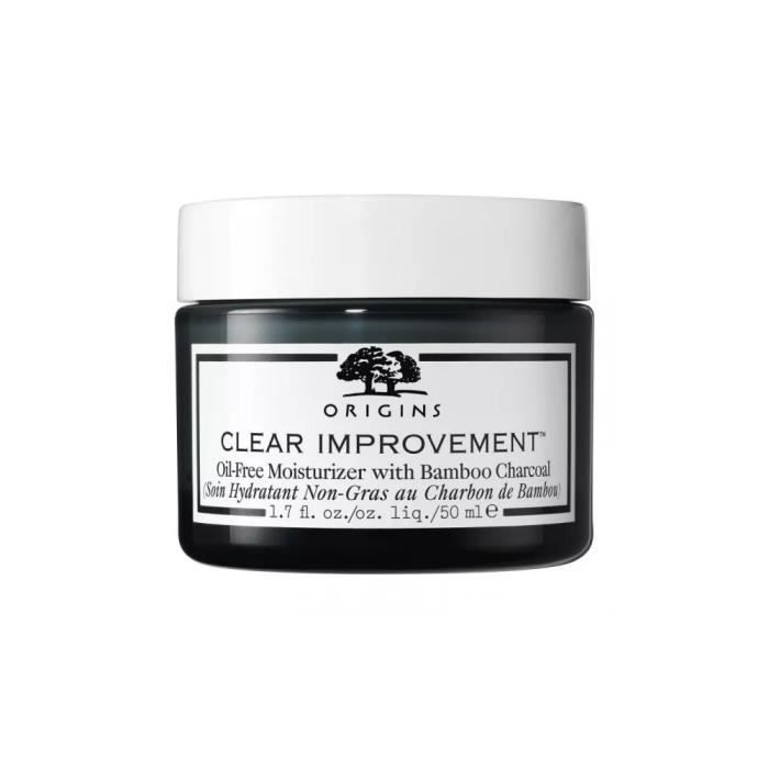 Soin Hydratant - Origins - Charbon de Bambou - 50ml - Non gras - Peaux grasses