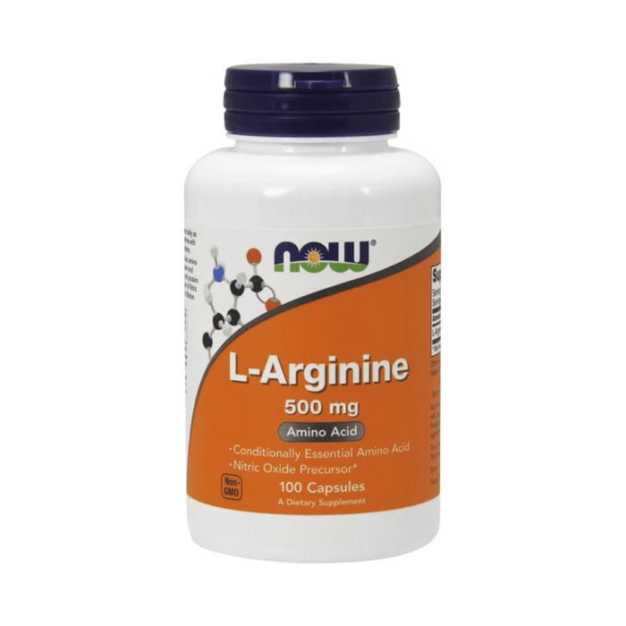L-Arginine 500mg 100 cap Standard Now Foods Acides Amines - BCAA