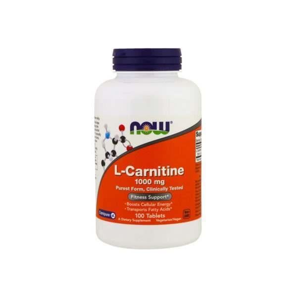 Now Foods | L-CARNITINE 1000mg - 100 comps