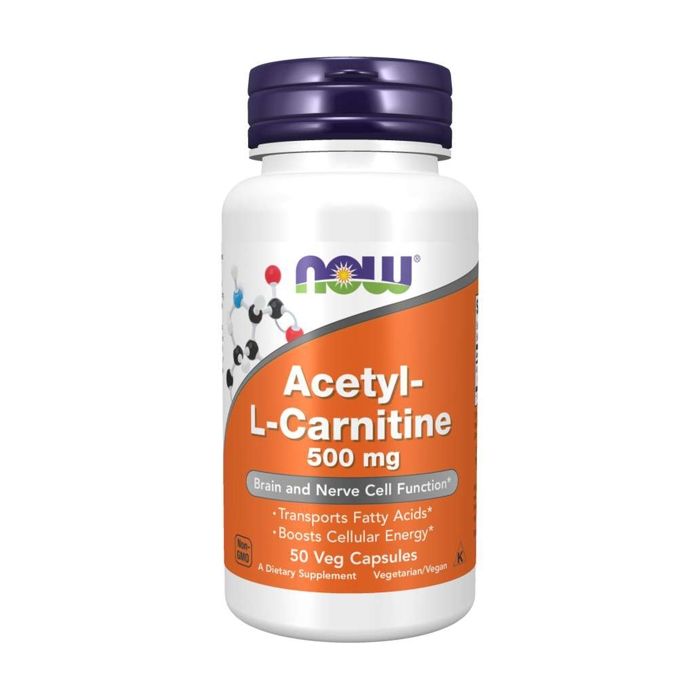 Acetyl L-Carnitine 50 caps Standard Now Foods Seche