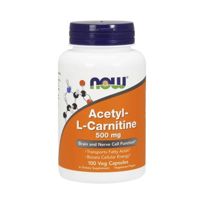 Acetyl L-Carnitine 100 cap Standard Now Foods Seche
