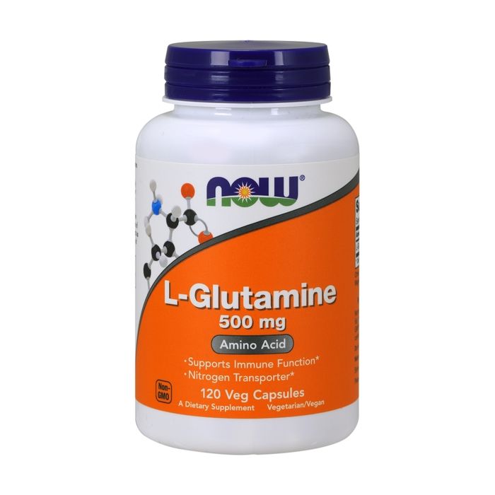 NOW FOODS - L-glutamine 500 mg 120 capsules
