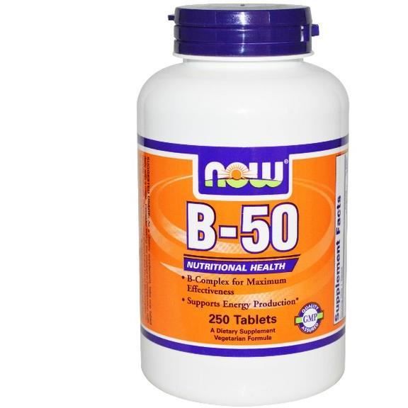 B-50 (250 tabletten) - Now Foods