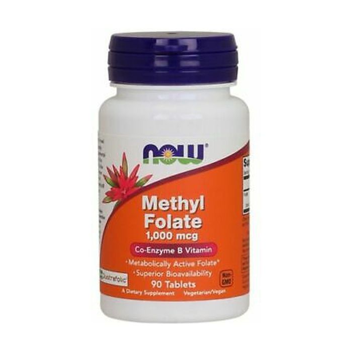 NOW FOODS Methyl Folate (Méthylfolate) 90 Comprimés Végétariens