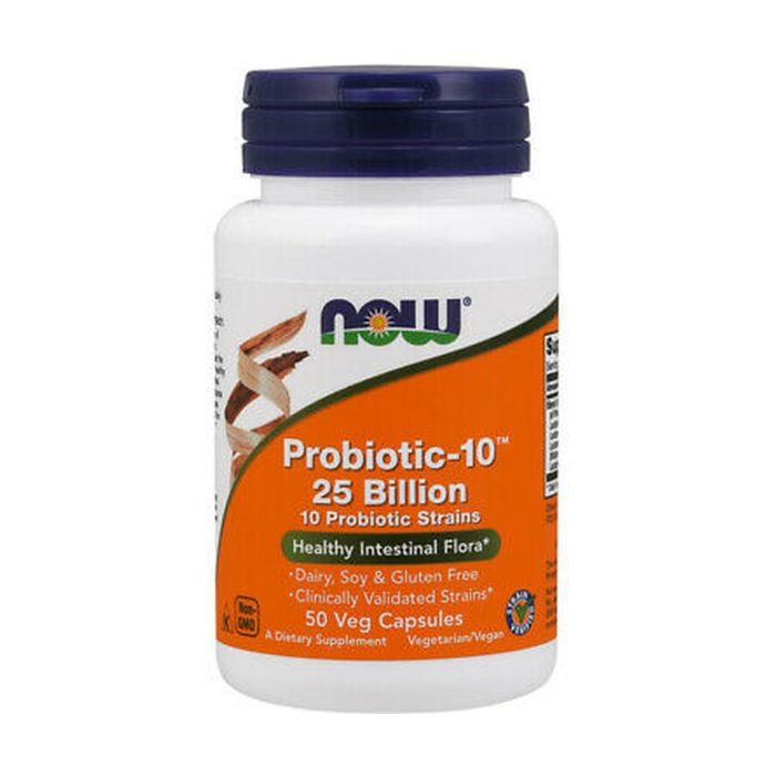 Now Foods, probiotique-10 25 milliards,50 Vcaps.