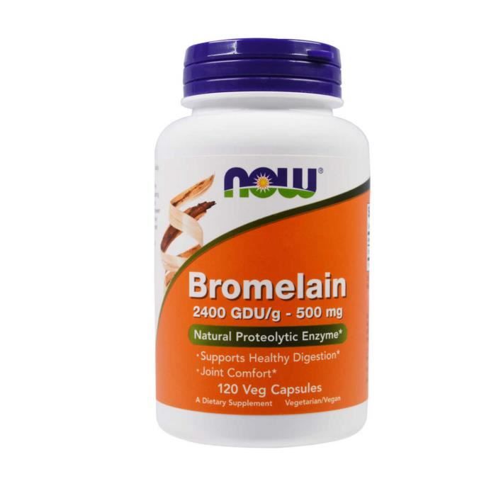 Now Foods | BROMÉLINE 500mg - 120 veg caps