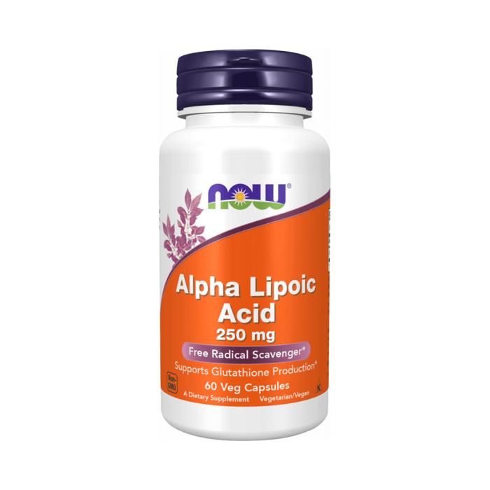 Acide alpha lipoïq 60 caps Standard Now Foods Pack Nutrition Sportive