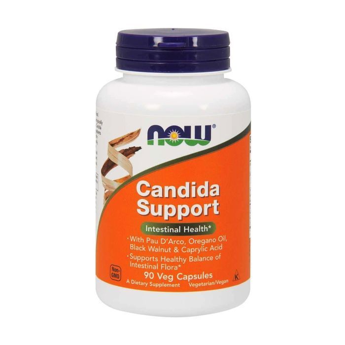 Candida Support 90 caps Sans saveur Now Foods Pack Nutrition Sportive