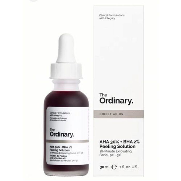 Peeling - THE ORDINARY - Solution AHA 30% + BHA 2% - 30 ml - Exfoliant - Teint lumineux