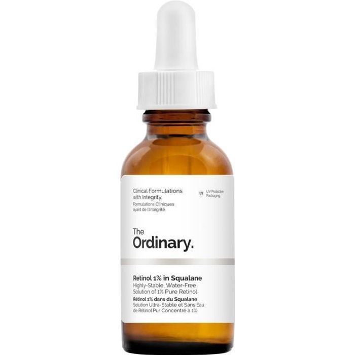 Rétinoïde - THE ORDINARY - Rétinol 1% - 30 ml - Vegan - Huile
