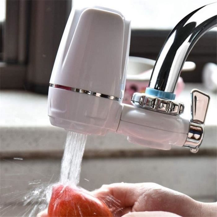 Cuisine Charbon Actif Robinet, Filtre Universel Purificateur d'eau en 12 étapes Retirez Le Chlore en Profondeur Installation Fa[959]