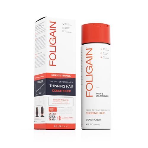 Foligain Conditioner for Thinning Hair Mens, 8 Oz