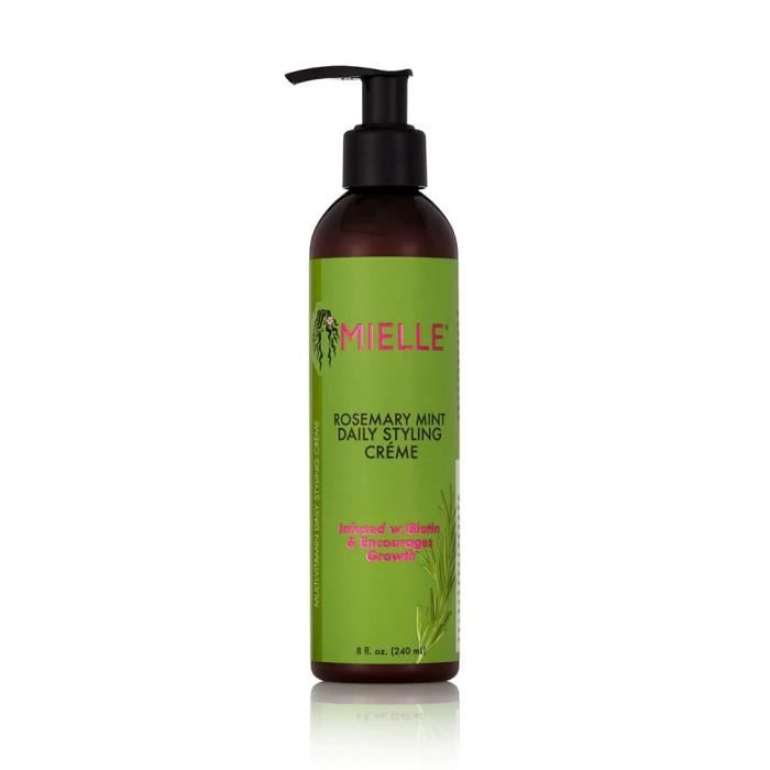 Crème Coiffante - Mielle Rosemary Mint - 240ml - Hydratation Profonde - Anti-Frisottis