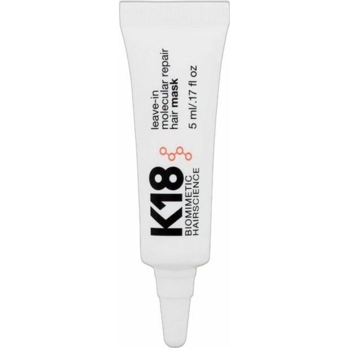 Masque à Cheveux - K18 - 5ml - Réparation Moléculaire - Cheveux Abîmés - Tous Types de Cheveux