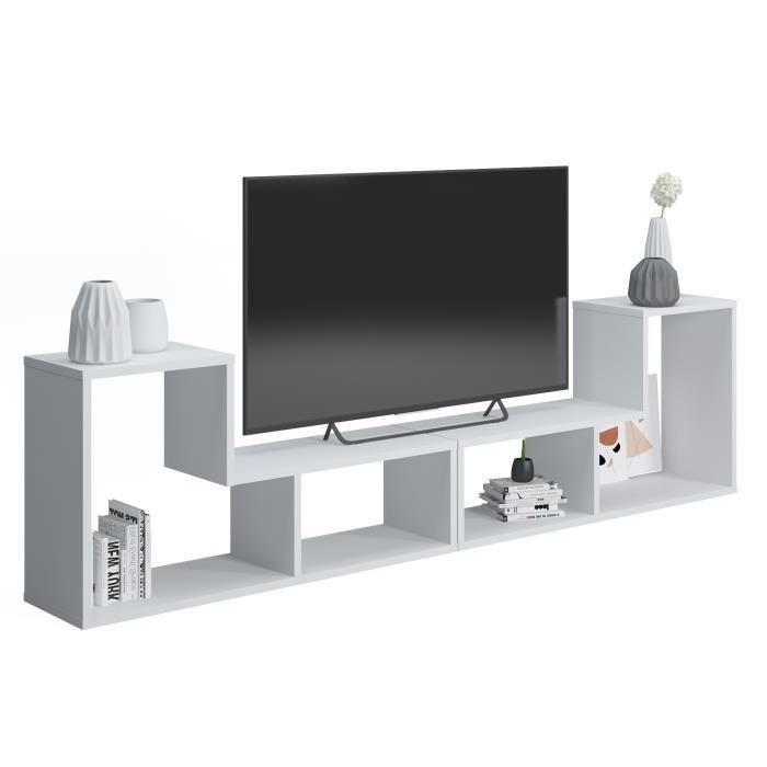 LEGON MEUBLE TV UNIT OPACK BLANC