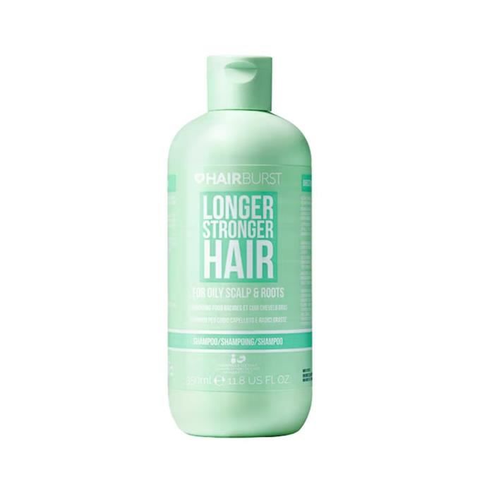 Longer Stronger Hair Shampoing cuir chevelu et racines gras hair bust 350ml