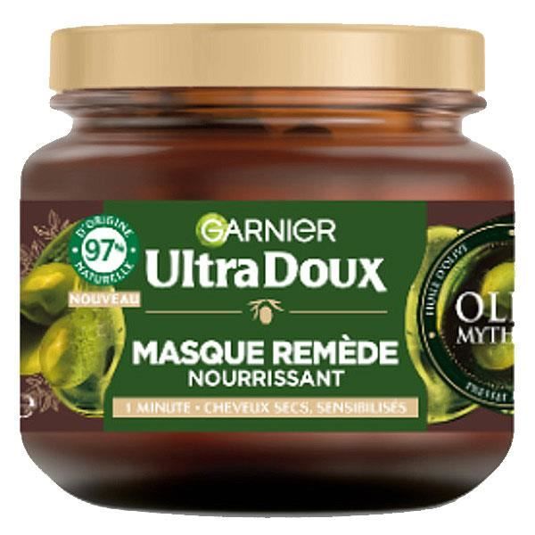 Masque Nourrissant - Garnier - Olive Mythique - 340ml - Cheveux secs - Nutrition extrême