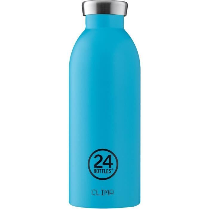 Bouteille - Clima 500 ml - Acier inoxydable - Étanche - Bleu lagon