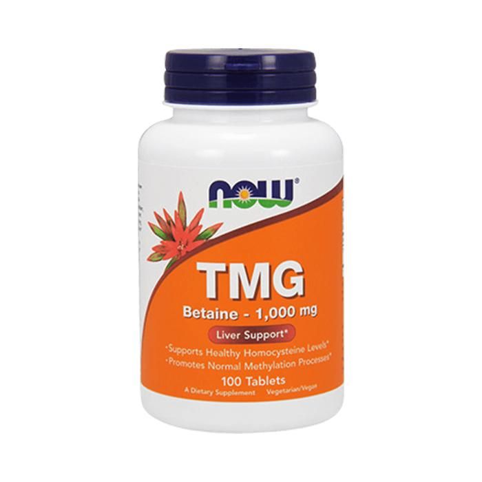 Now Foods TMG 1000mg - 100 comprimés végétaliens Betaine