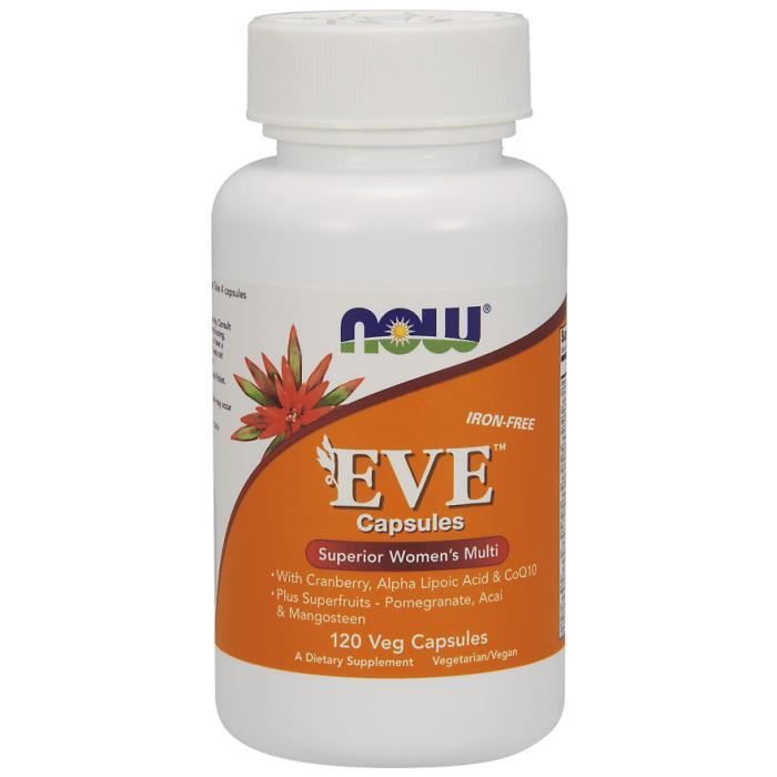 NOW FOODS Eve Superior Women's Multi 120 Capsules Végétariennes