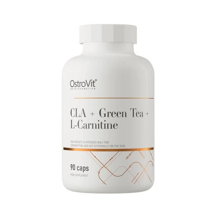 CLA + Thé vert + L 90 caps Sans saveur OstroVit Seche