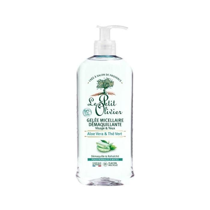 Le Petit Olivier - Gelée Micellaire Démaquillante - Aloe Vera Thé Vert 400ml
