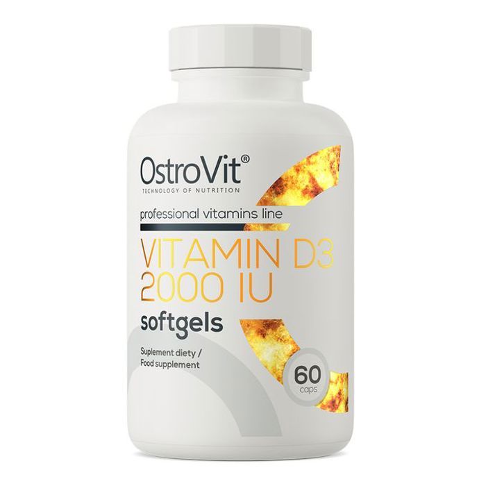 OSTROVIT Vitamine D3 2000 IU 60 capsules molles