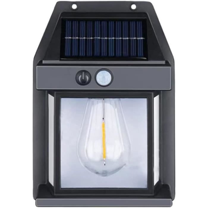 Borne Solaire - Villa - LED - Étanche IP65 - Détecteur de mouvement - Énergie solaire