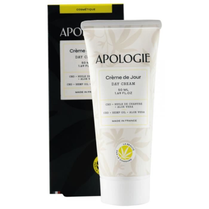 Crème de Jour - Apologie - 50 ml - Hypoallergénique - Tous types de peau