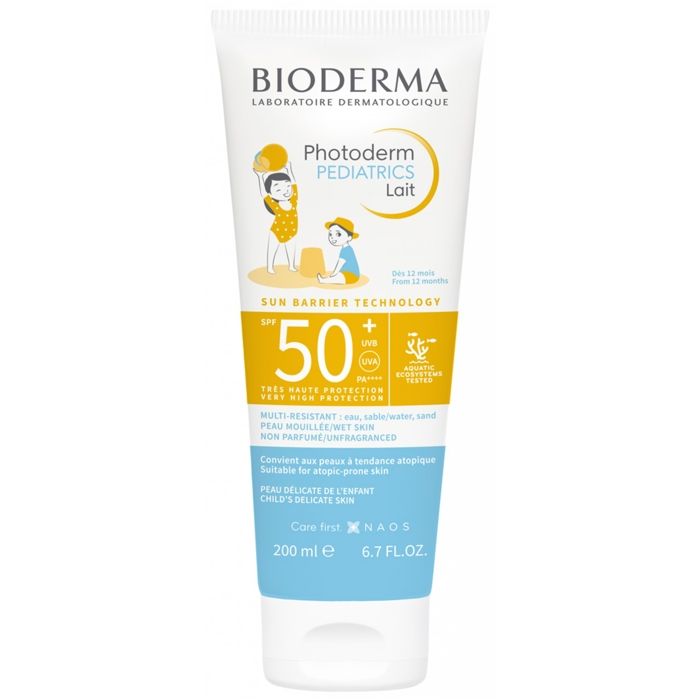 Lait solaire - Bioderma - Photoderm Pediatrics - SPF50+ - Hypoallergénique - 100ml