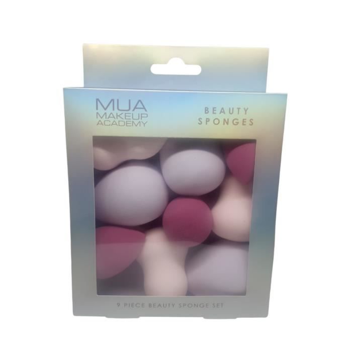 Ensemble d'éponges de maquillage MUA (9 éponges)