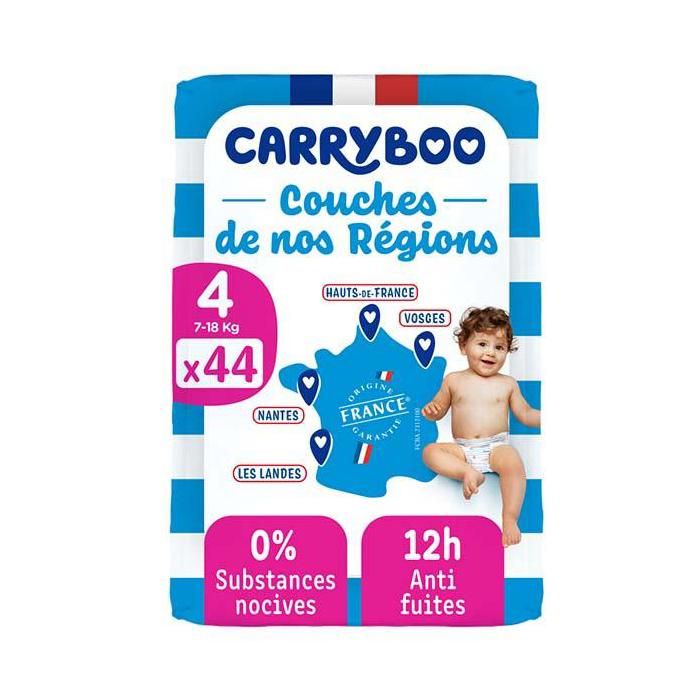 Carryboo Couches de nos régions Taille 4 (7-18kg)