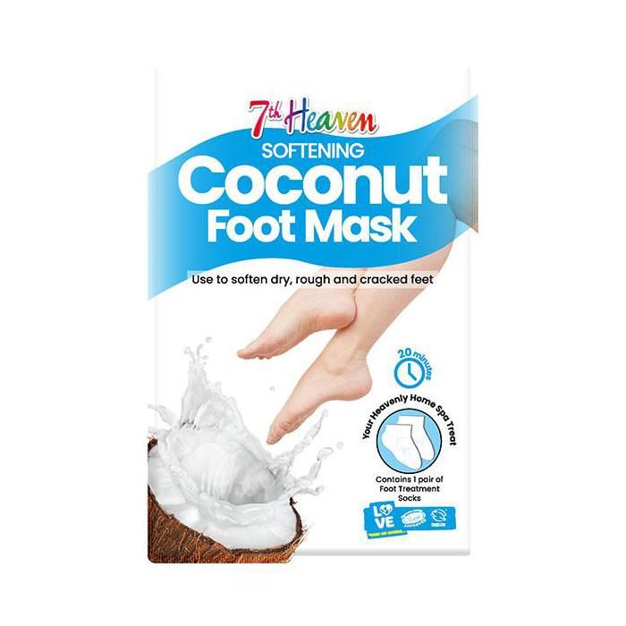 7th Heaven Masque Chaussettes Hydratantes Pour Pieds Secs Usage Unique 1 Paire