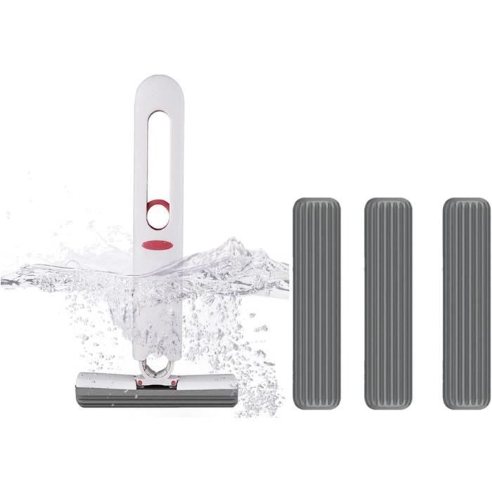 Mini Vadrouille De Nettoyage De Bureau Lavable À La Main,Balai Éponge Avec Fonction Essorage, Portable Mop Vadrouille De Nettoyage