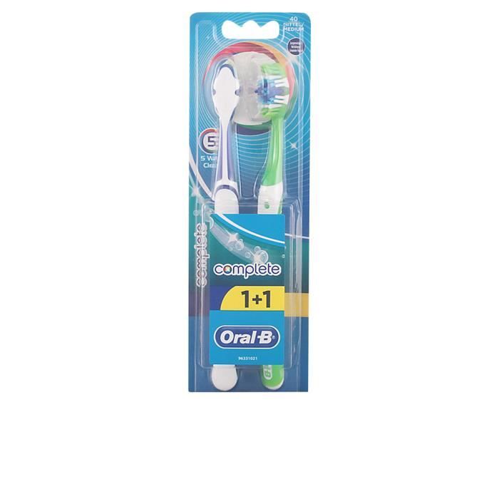 Eau de toilette Oral-b COMPLETE 5 WAYS CLEAN cepillo dental #medio 2 pz Mixte