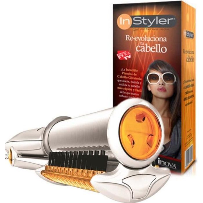 InStyler - 2 en 1 céramique vapeur tout nouveau fer à coiffer rotatif