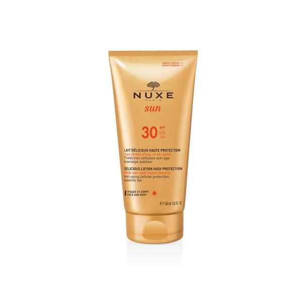 Nuxe Sun Lait Délicieux Visage & Corps SPF30 150 ml Protection solaire