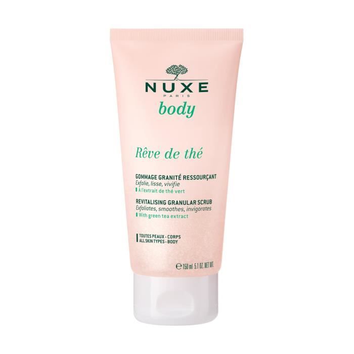 Gommage Granité - NUXE - Rêve de Thé - 150ml - Exfolie - Vivifie - Parfum Thé Vert