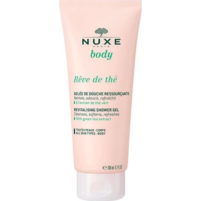 Gelée de Douche - NUXE - Rêve de Thé - 95% d'ingrédients naturels - 200ml - Sans parabène