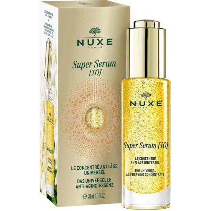 Sérum Anti-Âge Universel Nuxe - Super Sérum [10] - 30ml - Acide Hyaluronique et Huiles Végétales