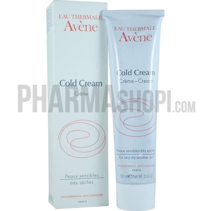 Crème - Avène - Cold Cream - 100ml - Sans parfum - Tous types de peau