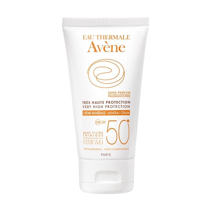 Avène Solaire Crème Minérale SPF50+ Visage 50ml
