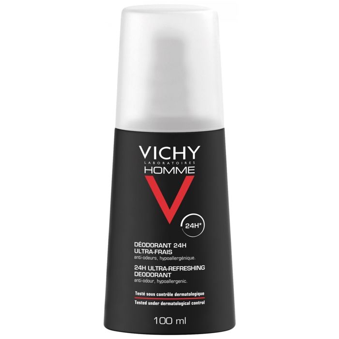 Déodorant - Vichy - Homme - 24h - Ultra-Frais - Spray 100ml
