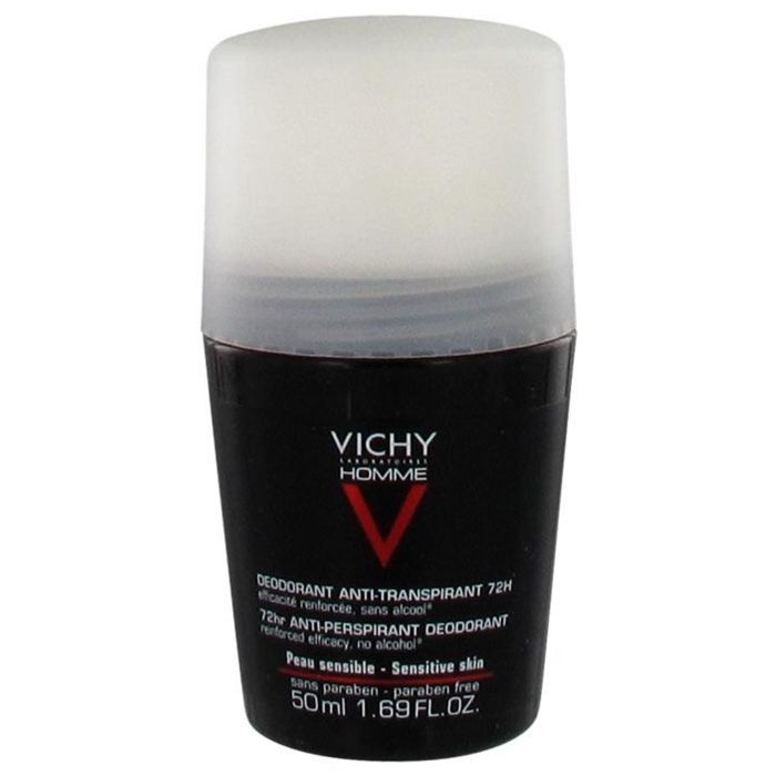 Déodorant - Vichy - Homme - Anti-Transpirant - 72h - Roll-On 50ml - Sans alcool