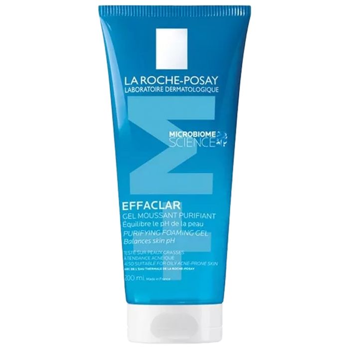 NETTOYANT VISAGE - LA ROCHE-POSAY - EFFACLAR - 200 ml - Hypoallergénique - Tous types de peau