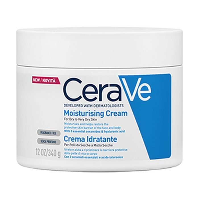 CERAVE - Crème hydratante pour peaux sèches et très sèches 340 ml de crème