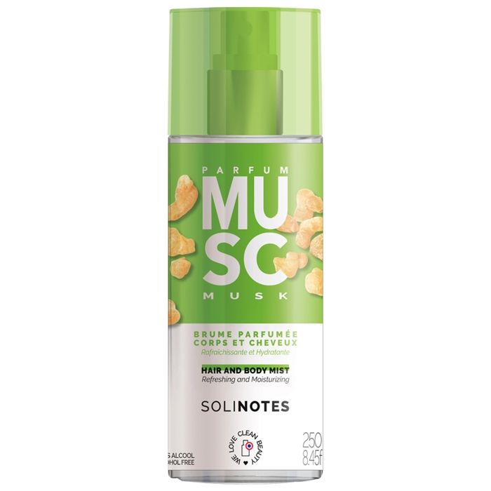 Brume Parfumée - Solinotes - Musc - Eau de Parfum 250ml - Notes florales - Femme
