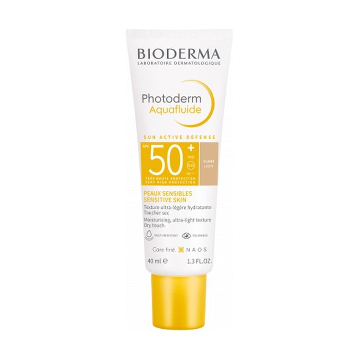 Crème solaire - BIODERMA - AquaFluide Clair SPF 50+ - 40 ml - Non gras - Texture crème