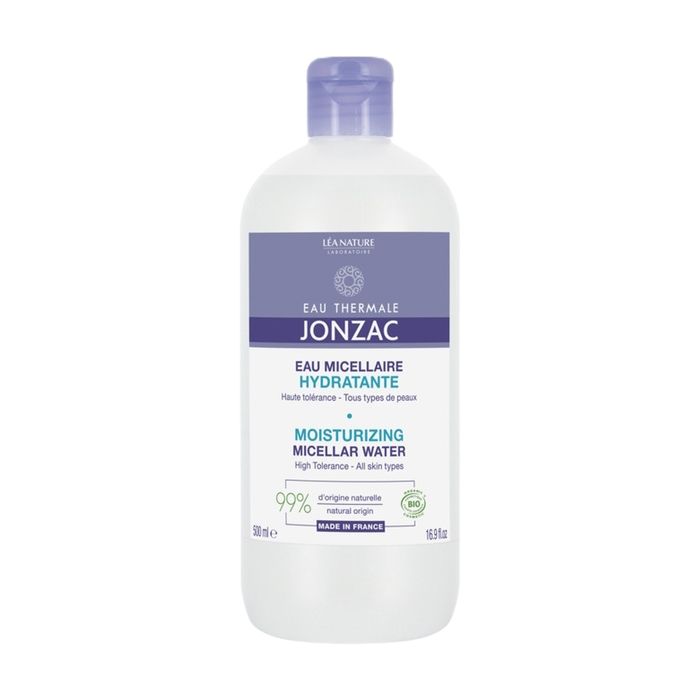 Eau micellaire - JONZAC - AGUA MICELAR HIDRATANTE - 500 ml - Hypoallergénique - Tous types de peau